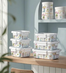 Opal Glass Food Container